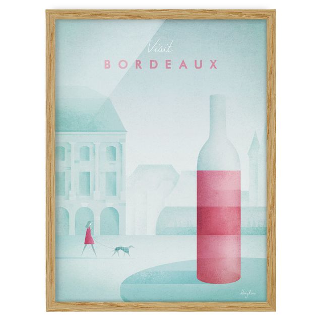 Wanddeko Büro Reiseposter - Bordeaux
