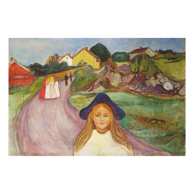 Post Impressionismus Bilder Edvard Munch - Weiße Nacht