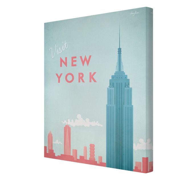 Wanddeko Esszimmer Reiseposter - New York