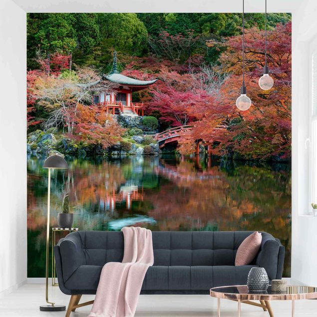 Wanddeko Wohnzimmer Daigo ji Tempel im Herbst