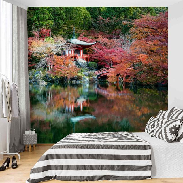 Wanddeko Flur Daigo ji Tempel im Herbst