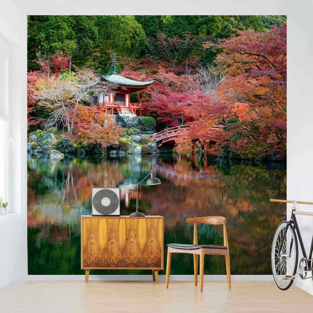 Wanddeko Esszimmer Daigo ji Tempel im Herbst