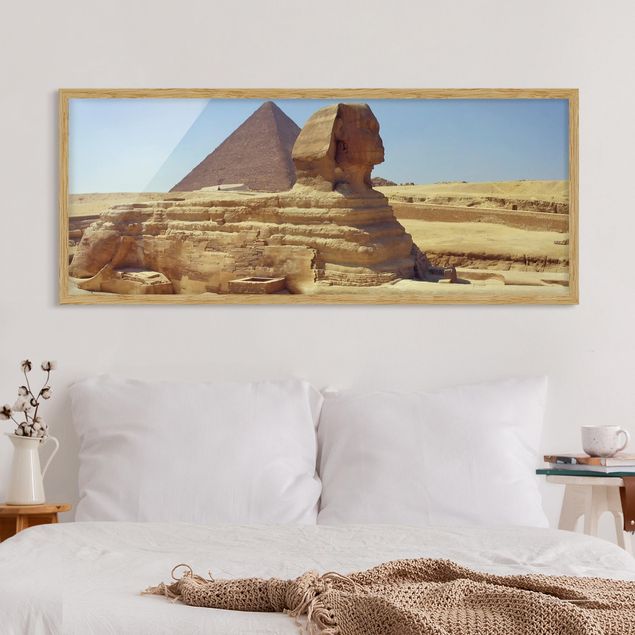 Wanddeko Wohnzimmer Geheimnisvolle Sphinx