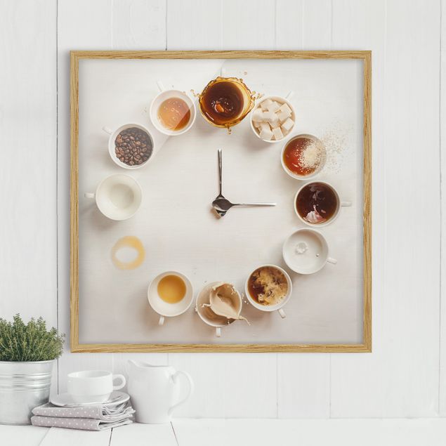 Wanddeko Küche Coffee Time