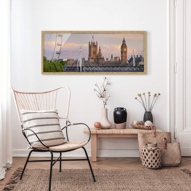 Wanddeko Schlafzimmer Westminster Palace London
