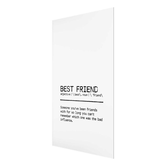 Wanddeko Typo Definition Best Friend