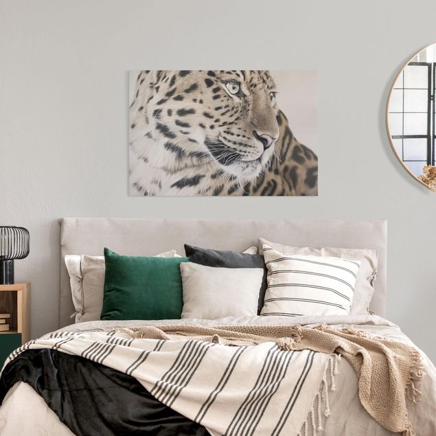 Wanddeko Schlafzimmer Der Leopard