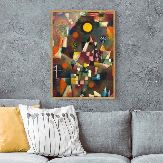 Wanddeko Wohnzimmer Paul Klee - Der Vollmond