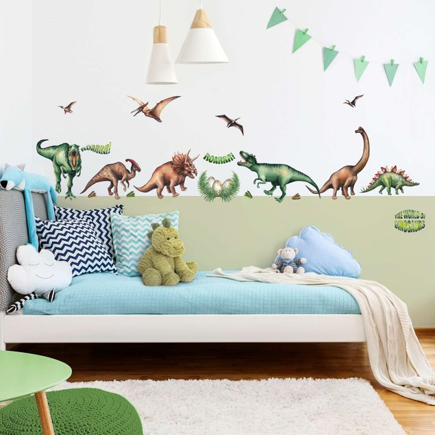 Wanddeko Büro Die Welt der Dinosaurier