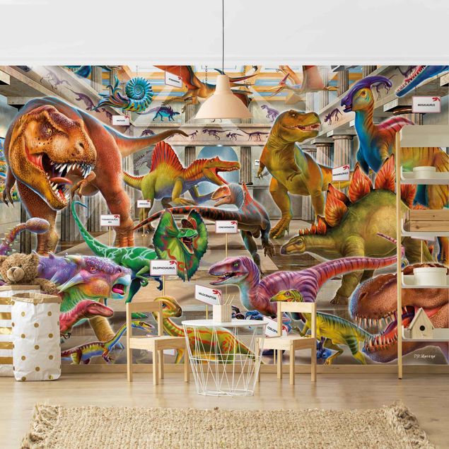 Wanddeko Büro Dinosaurier im Naturkundemuseum