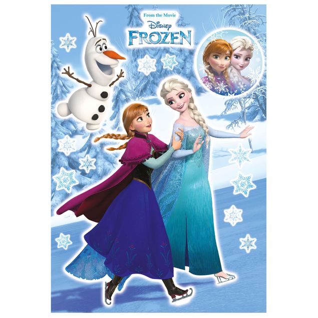 Deko Kinderzimmer Disney's Die Eiskönigin - Anna und Elsa