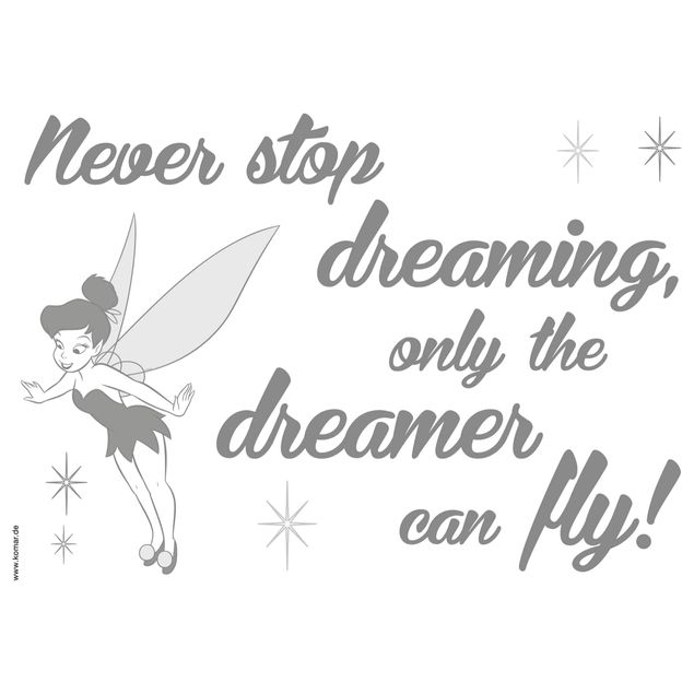 Deko Kinderzimmer Disney - Never stop dreaming