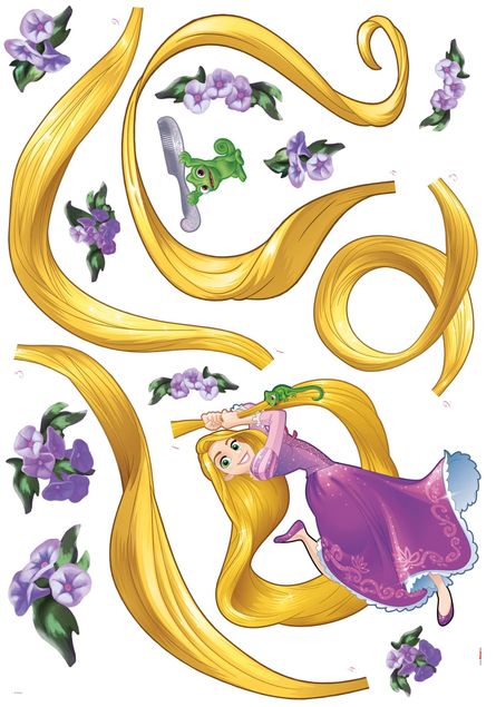 Deko Kinderzimmer Disney - Rapunzel