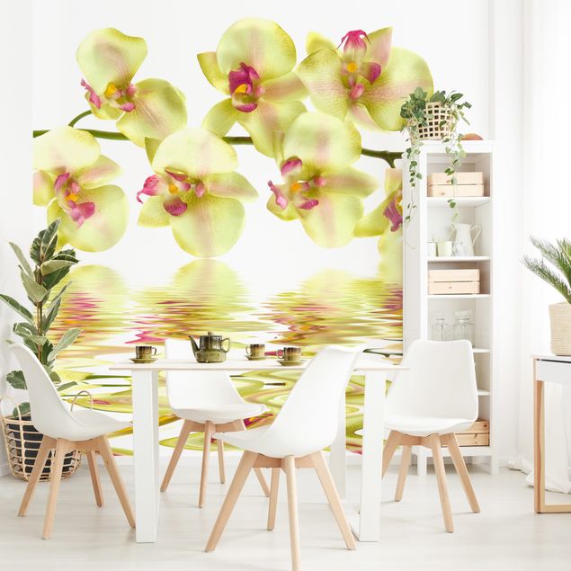 Wanddeko Wohnzimmer Dreamy Orchid Waters
