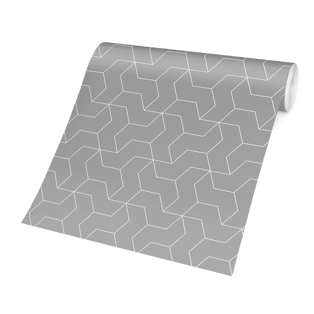Wanddeko Flur Dreidimensionale Struktur Linienmuster