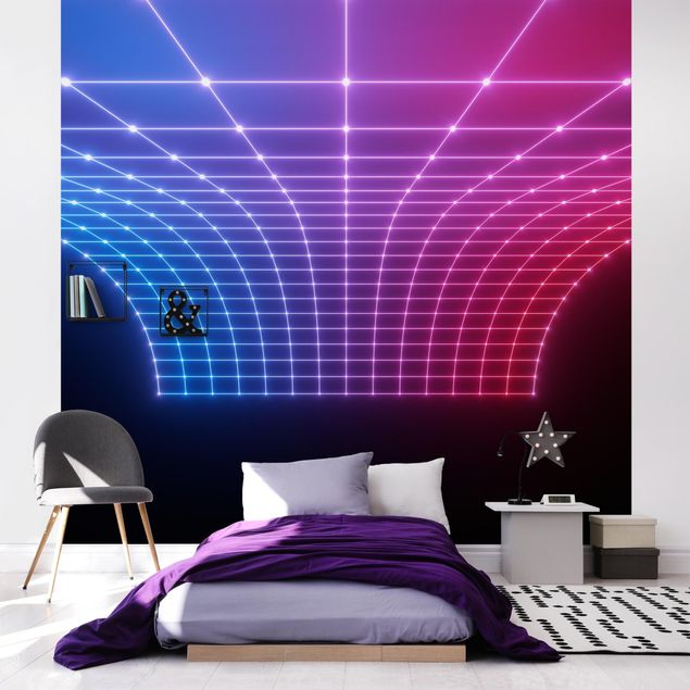 Wanddeko Wohnzimmer Dreidimensionales Neonlicht