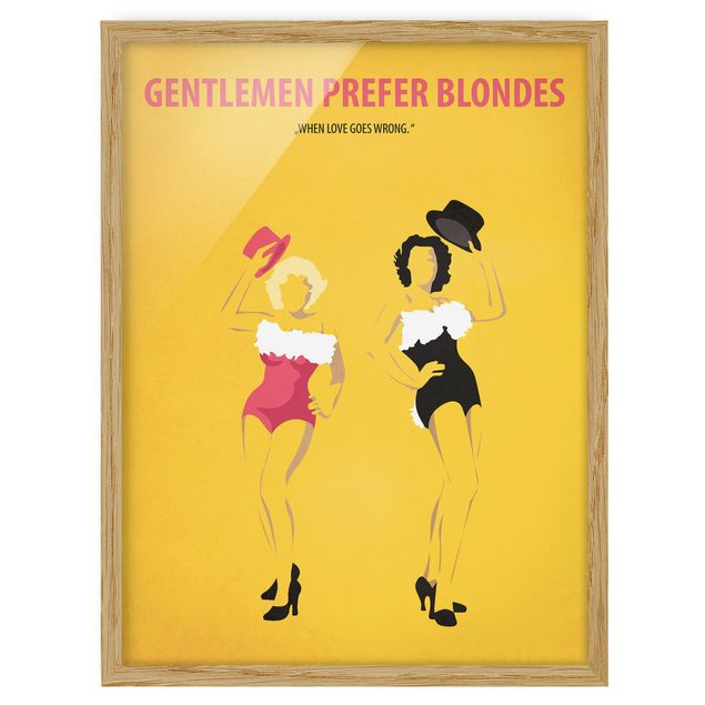 Wanddeko Flur Filmposter Gentlemen Prefer Blondes