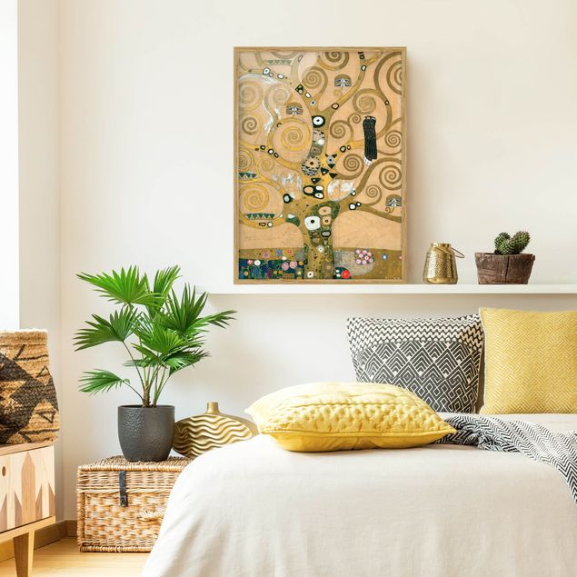 Wanddeko Wohnzimmer Gustav Klimt - Der Lebensbaum