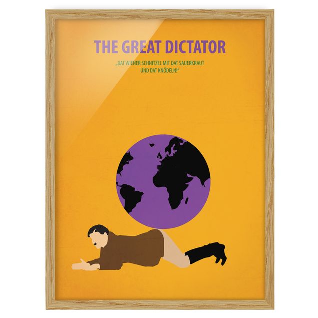 Wanddeko Flur Filmposter The great dictator