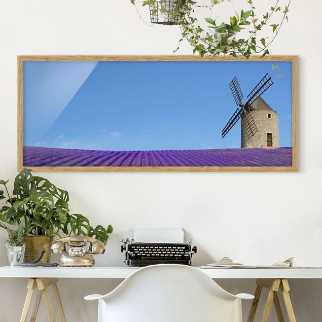 Wanddeko Schlafzimmer Lavendelduft in der Provence