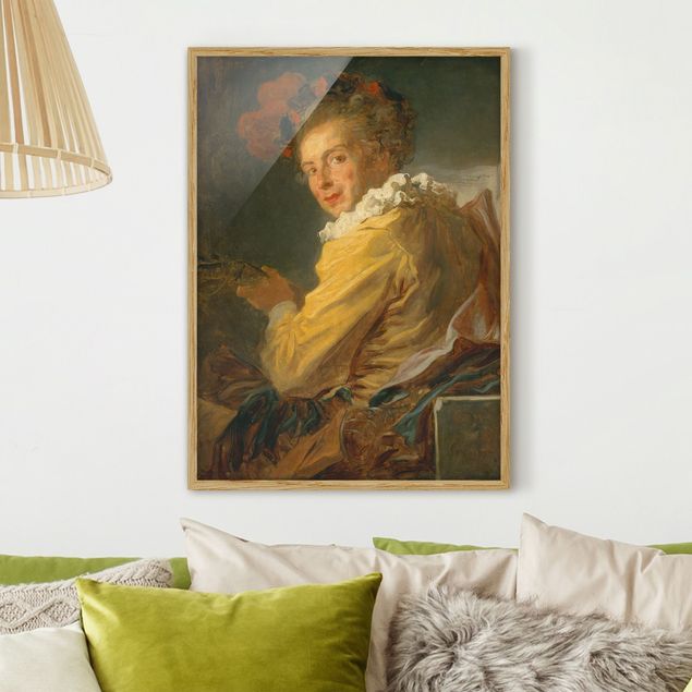 Wanddeko Schlafzimmer Jean Honoré Fragonard - Die Musik