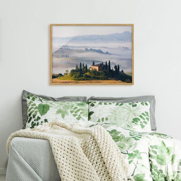 Wanddeko Schlafzimmer Landgut in der Toskana