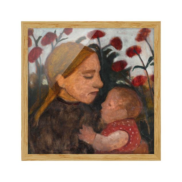 Wanddeko Flur Paula Modersohn-Becker - Junge Frau mit Kind