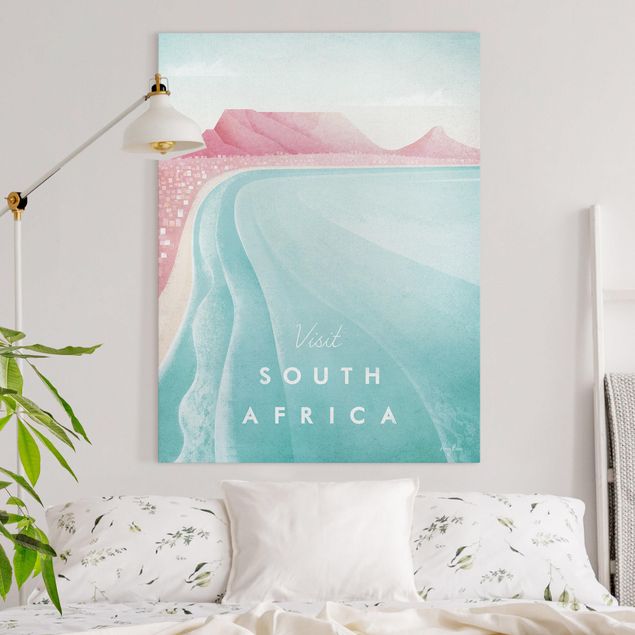 Wohndeko Afrika Reiseposter - Südafrika