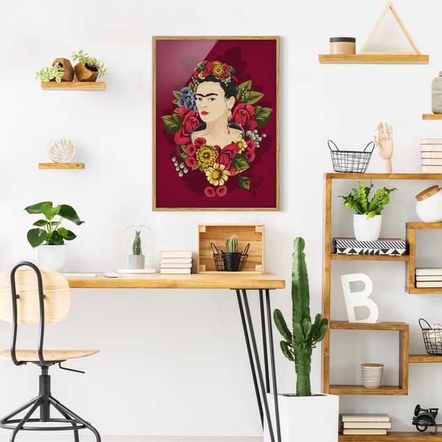 Deko Blume Frida Kahlo - Rosen