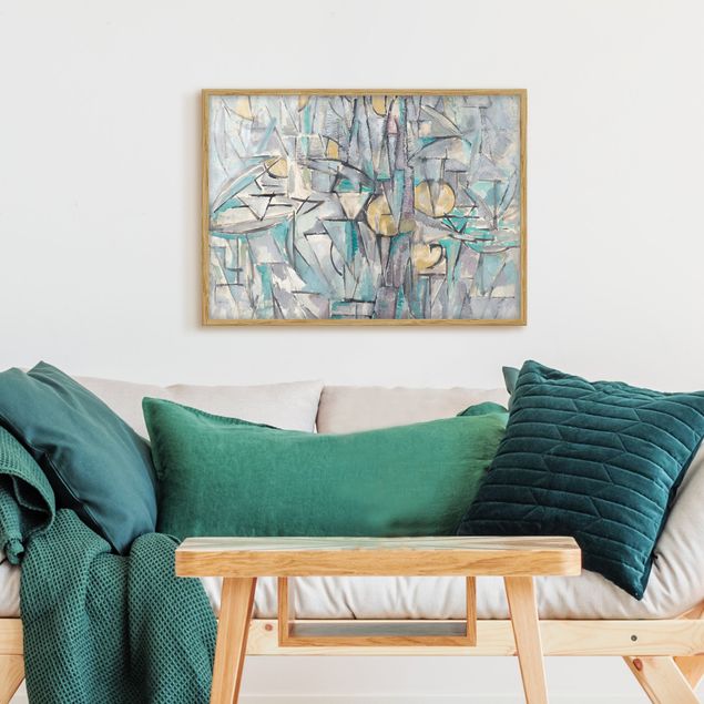 Wanddeko Schlafzimmer Piet Mondrian - Komposition X