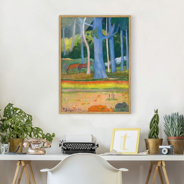 Wanddeko Wohnzimmer Paul Gauguin - Waldlandschaft