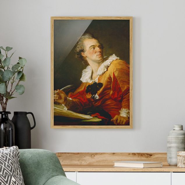 Wanddeko Schlafzimmer Jean Honoré Fragonard - Die Inspiration