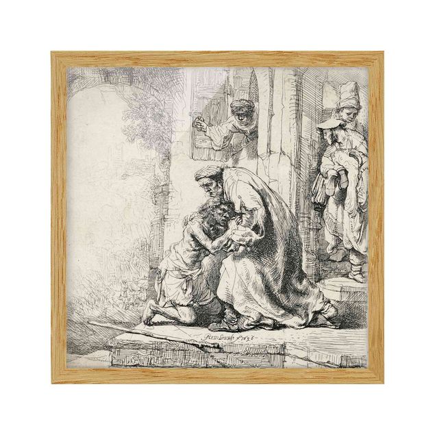 Wanddeko Flur Rembrandt van Rijn - Die Rückkehr des Sohnes