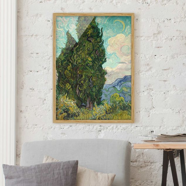 Impressionismus Bilder kaufen Vincent van Gogh - Zypressen