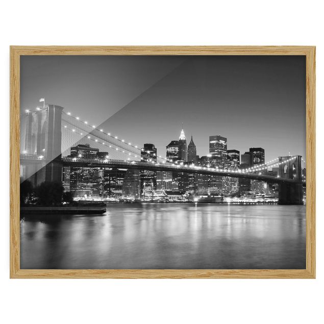 Wandbilder New York Brooklyn Brücke in New York II