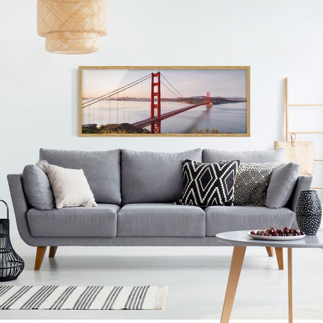 Wanddeko Wohnzimmer Golden Gate Bridge in San Francisco