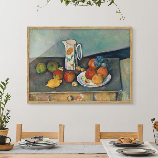 Bilder Impressionismus Paul Cézanne - Stillleben Milchkrug