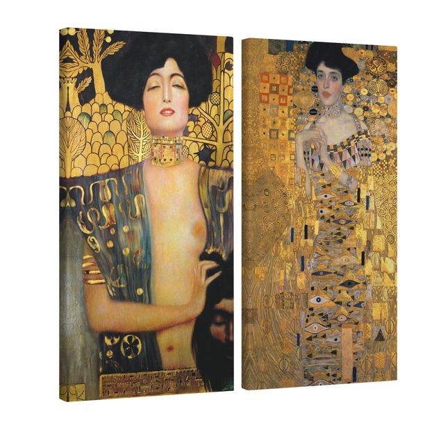 Wanddeko Flur Gustav Klimt - Judith und Adele