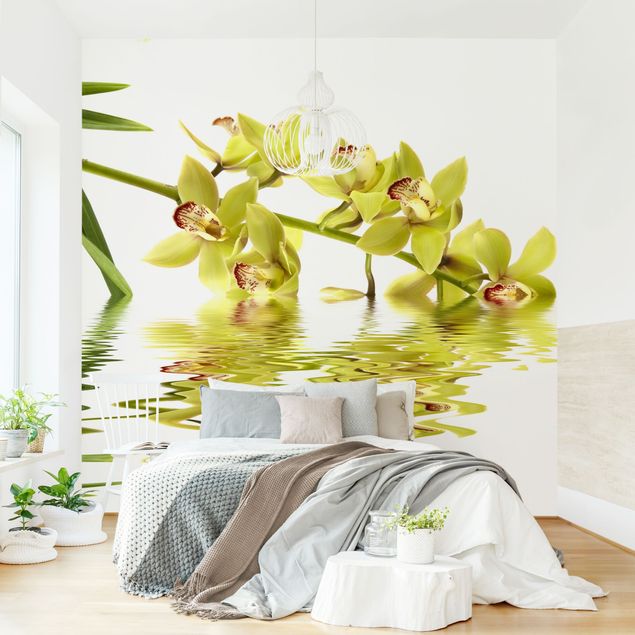 Wanddeko Wohnzimmer Elegant Orchid Waters