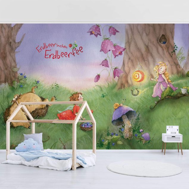Wanddeko Babyzimmer Erdbeerinchen Erdbeerfee - Im Wald
