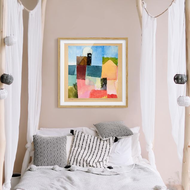 Wanddeko Schlafzimmer Paul Klee - Mondaufgang