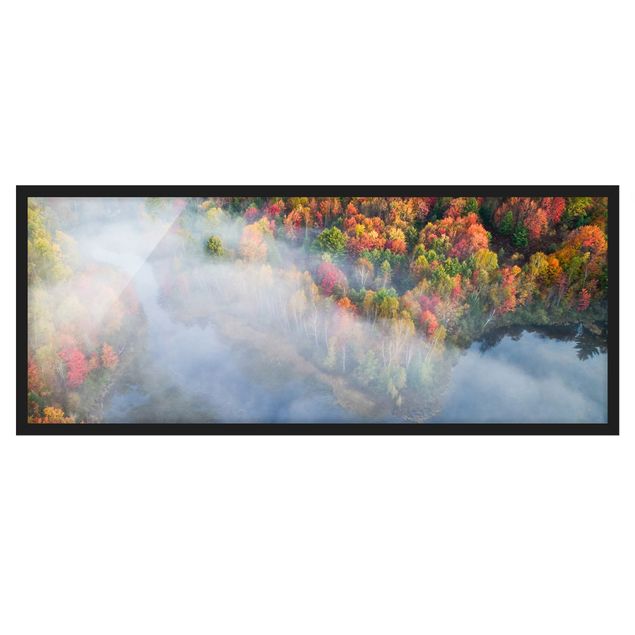 Wanddeko grau Luftbild - Herbst Symphonie
