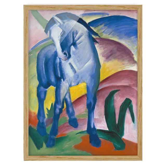 Wanddeko Flur Franz Marc - Blaues Pferd