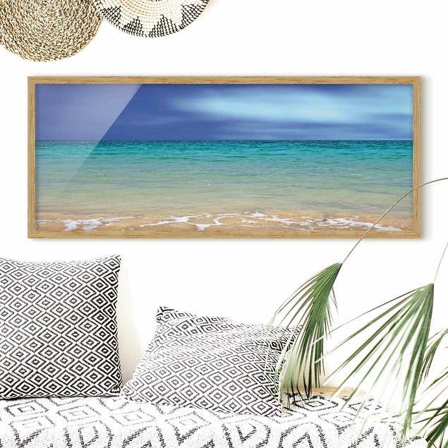 Strandbilder mit Rahmen Indian Ocean