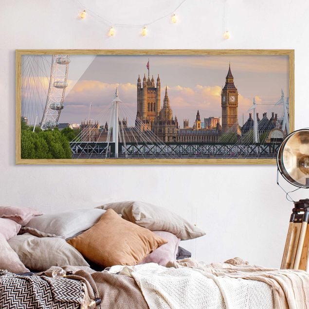Wanddeko Wohnzimmer Westminster Palace London