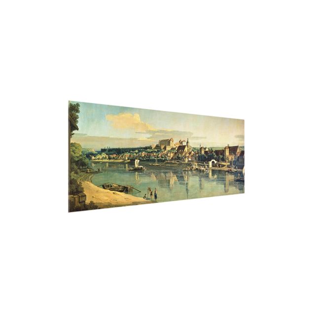 Wandbild Barock Bernardo Bellotto - Blick auf Pirna