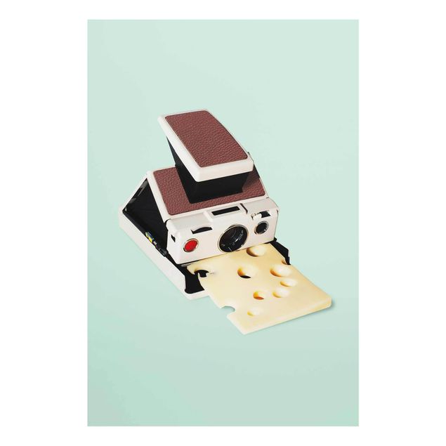 Wanddeko Büro Kamera mit Käse