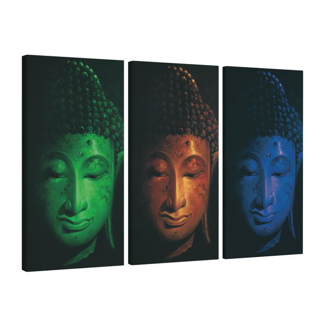 Wanddeko Esszimmer Triple Buddha
