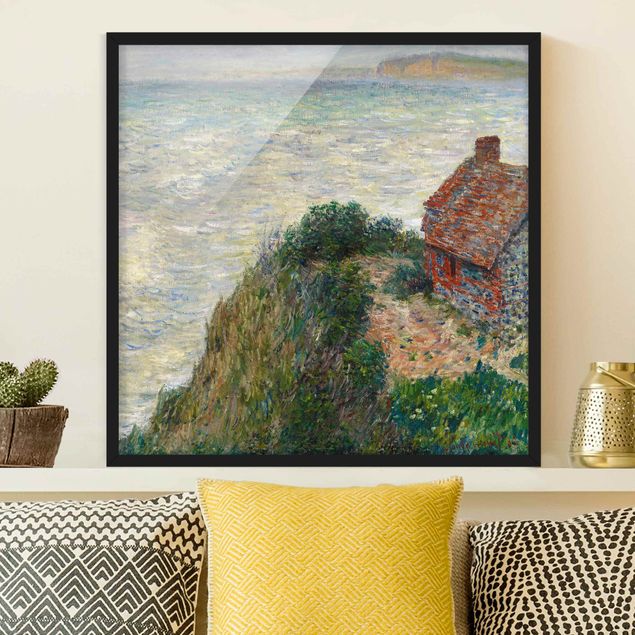 Strandbilder mit Rahmen Claude Monet - Fischerhaus Petit Ailly