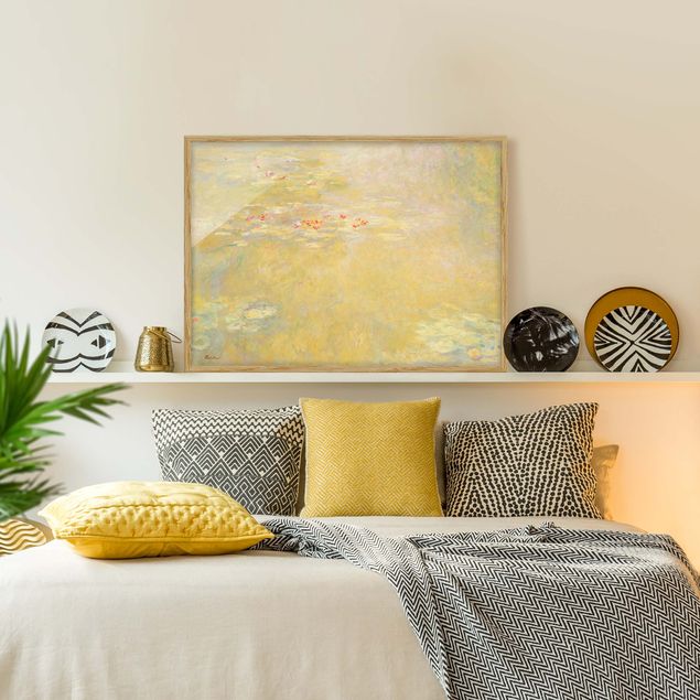 Wanddeko gelb Claude Monet - Seerosenteich